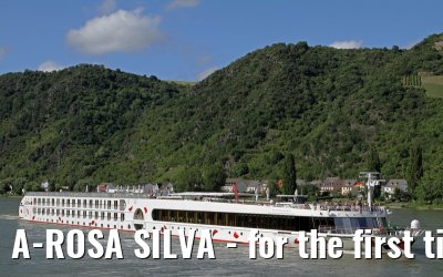 A-ROSA SILVA - for the first time on the river Rhine - July 08, 2012