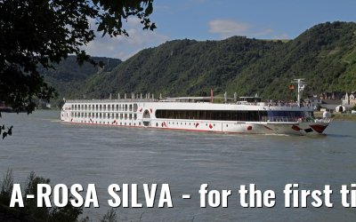 A-ROSA SILVA - for the first time on the river Rhine - July 08, 2012