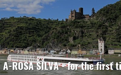 A-ROSA SILVA - for the first time on the river Rhine - July 08, 2012