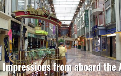 Impressions from aboard the ADVENTURE of the SEAS - October 2011