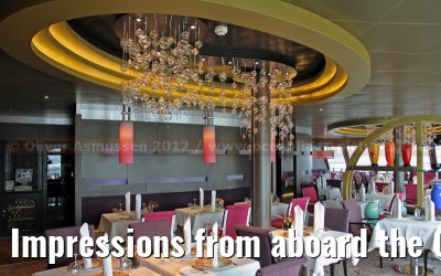 Impressions from aboard the Costa neoRomantica - June 2012