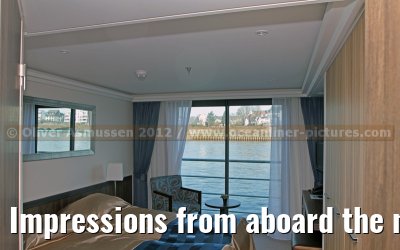 Impressions from aboard the new river cruise ship ARIANA - March 2012