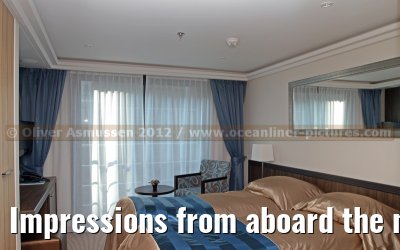 Impressions from aboard the new river cruise ship ARIANA - March 2012