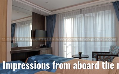 Impressions from aboard the new river cruise ship ARIANA - March 2012