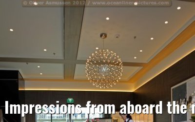 Impressions from aboard the new river cruise ship ARIANA - March 2012