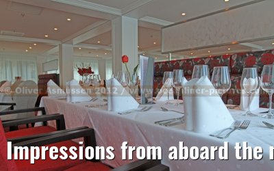 Impressions from aboard the new river cruise ship ARIANA - March 2012