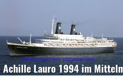 Achille Lauro 1994 im Mittelmeer