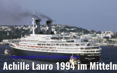 Achille Lauro 1994 im Mittelmeer