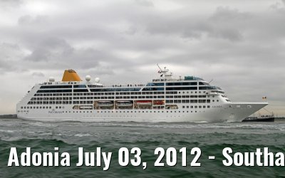Adonia July 03, 2012 - Southampton