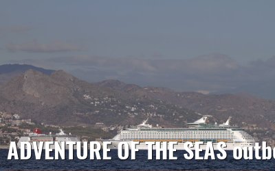 ADVENTURE OF THE SEAS outbound Port of Malaga - 29th October 2011