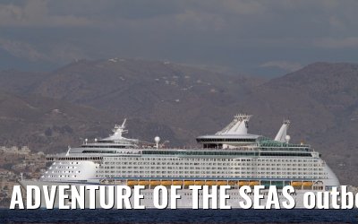 ADVENTURE OF THE SEAS outbound Port of Malaga - 29th October 2011