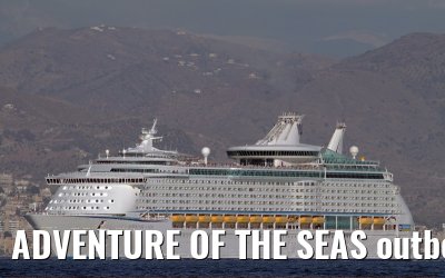 ADVENTURE OF THE SEAS outbound Port of Malaga - 29th October 2011