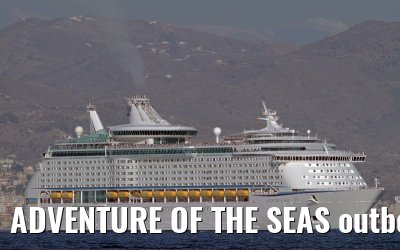 ADVENTURE OF THE SEAS outbound Port of Malaga - 29th October 2011