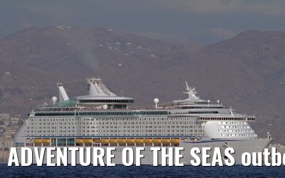 ADVENTURE OF THE SEAS outbound Port of Malaga - 29th October 2011