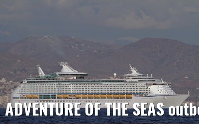 ADVENTURE OF THE SEAS outbound Port of Malaga - 29th October 2011