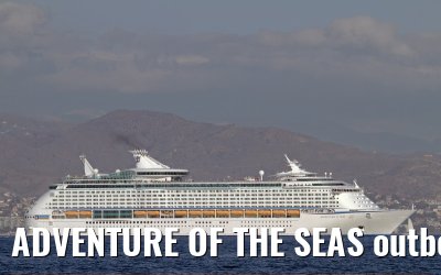 ADVENTURE OF THE SEAS outbound Port of Malaga - 29th October 2011