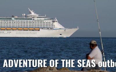 ADVENTURE OF THE SEAS outbound Port of Malaga - 29th October 2011