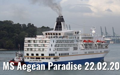 MS Aegean Paradise 22.02.2016 Singapore