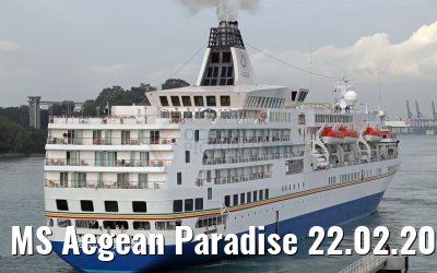MS Aegean Paradise 22.02.2016 Singapore