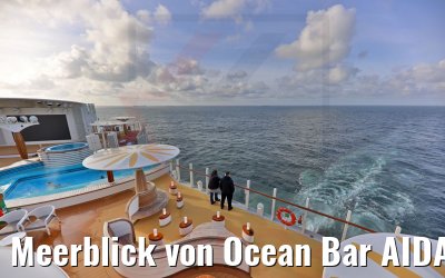 Meerblick von Ocean Bar AIDAcosma