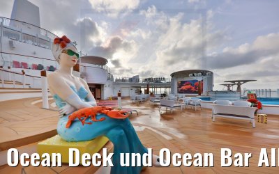 Ocean Deck und Ocean Bar AIDAcosma