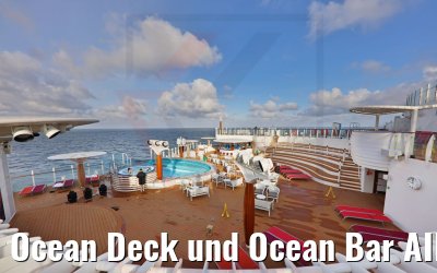 Ocean Deck und Ocean Bar AIDAcosma