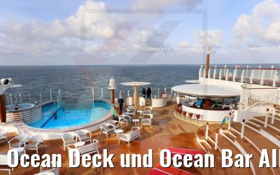Ocean Deck und Ocean Bar AIDAcosma