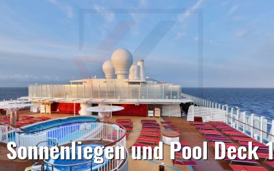 Sonnenliegen und Pool Deck 18 AIDAcosma
