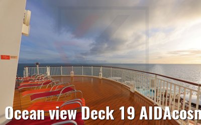 Ocean view Deck 19 AIDAcosma
