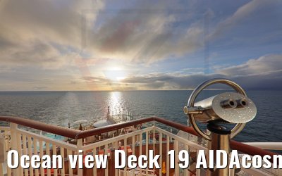 Ocean view Deck 19 AIDAcosma