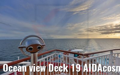 Ocean view Deck 19 AIDAcosma
