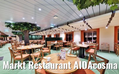 Markt Restaurant AIDAcosma morgens