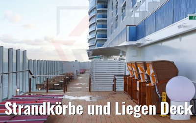 Strandkörbe und Liegen Deck 8 Galerie AIDAcosma