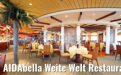 AIDAbella Weite Welt Restaurant