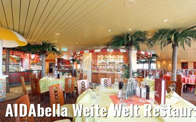 AIDAbella Weite Welt Restaurant
