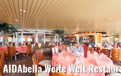 AIDAbella Weite Welt Restaurant