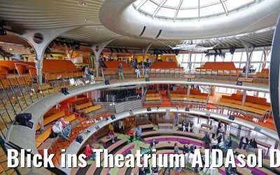 Blick ins Theatrium AIDAsol Deck 11