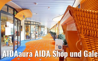 AIDAaura AIDA Shop und Galerie