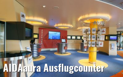 AIDAaura Ausflugcounter