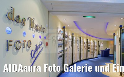 AIDAaura Foto Galerie und Eingang Theater