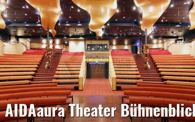 AIDAaura Theater Bühnenblick