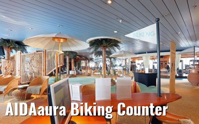 AIDAaura Biking Counter
