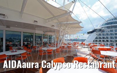 AIDAaura Calypso Restaurant Aussenbereich