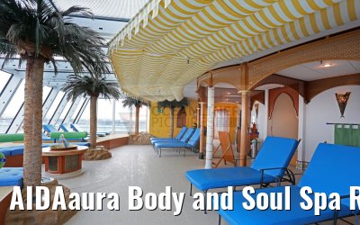 AIDAaura Body and Soul Spa Ruhebereich