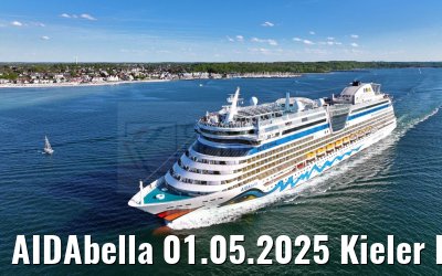 AIDAbella 01.05.2025 Kieler Foerde