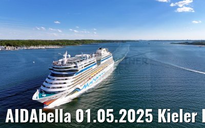 AIDAbella 01.05.2025 Kieler Foerde