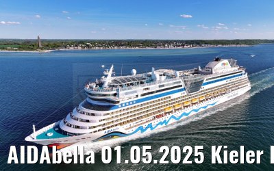 AIDAbella 01.05.2025 Kieler Foerde