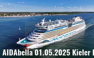 AIDAbella 01.05.2025 Kieler Foerde