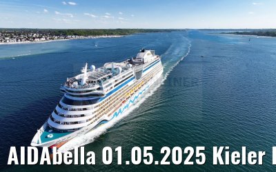 AIDAbella 01.05.2025 Kieler Foerde