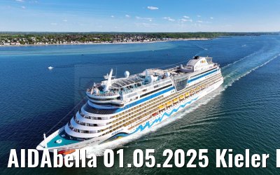 AIDAbella 01.05.2025 Kieler Foerde
